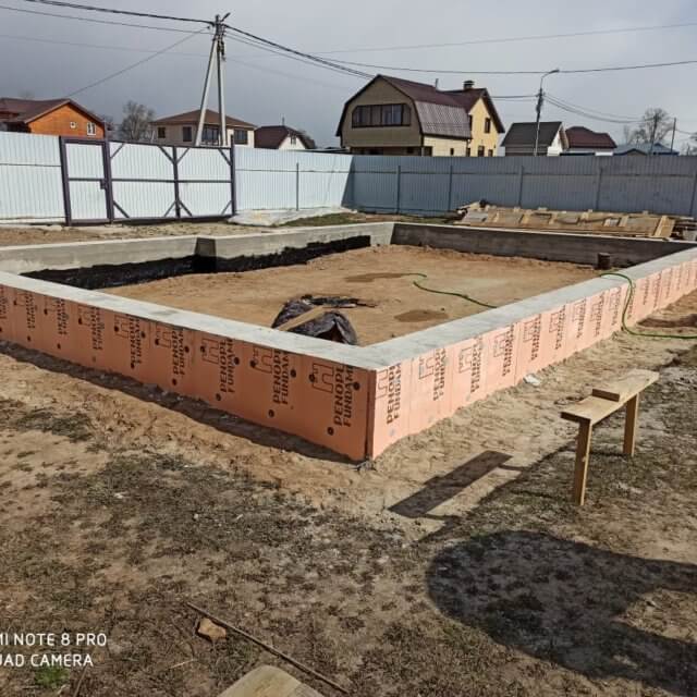 Ленточный фундамент в г.Лосино-Петровский