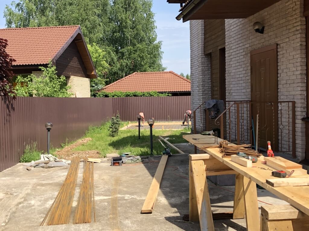 Фундамент монолитная плита с ростверком КП "Доброе"